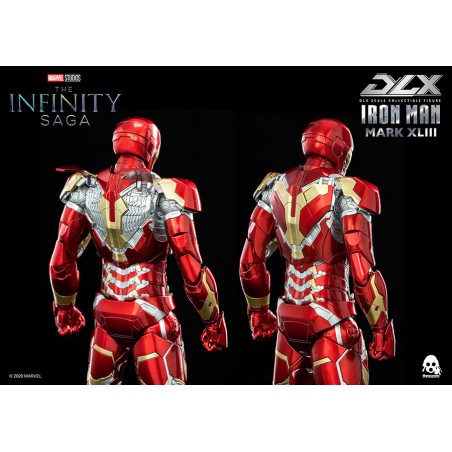 Figurine Articulee Dlx Iron Man Mark 43 Threezero Threezero Funkyshop