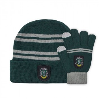 Harry Potter - Set bonnet & gants enfant Serpentard