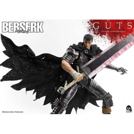 Figura métrica Guts Berserker Armor 33 cm - Berserk - ThreeZero