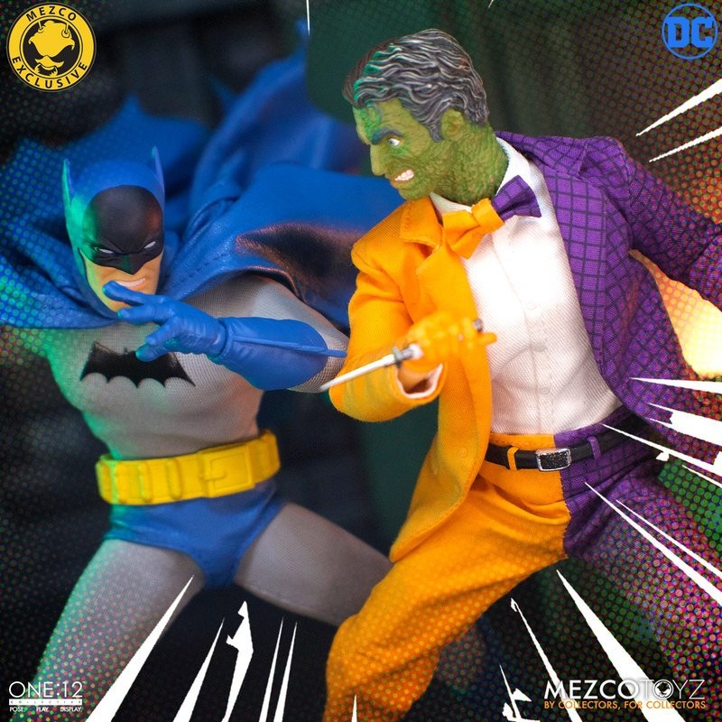 Set 2 Action Figures Golden Age Batman Vs Two-Face One:12 Collective - Batman