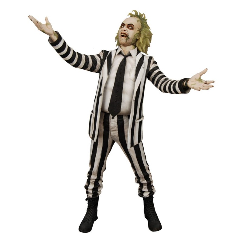 Action Figure 1/4 Striped Suit Beetlejuice 45 cm - Beetlejuice 1988