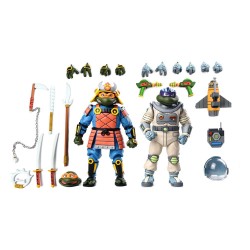 Pack 2 figurines Samurai Adventure Michelangelo & Space Adventure Donatello - Tortues Ninja (Cartoon)