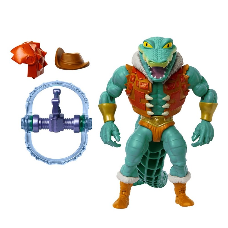 Deluxe Leatherhead Figur - MOTU x TMNT: Turtles of Grayskull