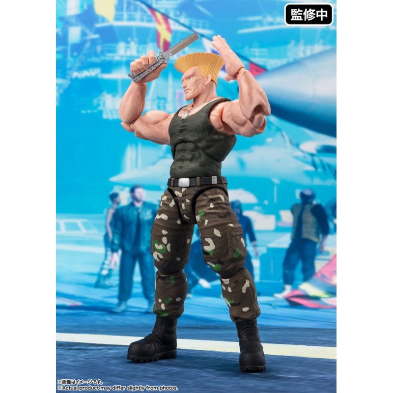 ActionFigur S.H. Figuarts Guile (Outfit 2) - Street Fighter