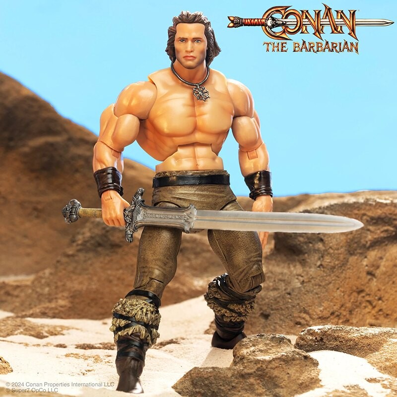 Artikulierte Conan der Barbar Figur 17 cm - Inspiriert vom Kultfilm von 1982 | Super 7 - Funkyshop