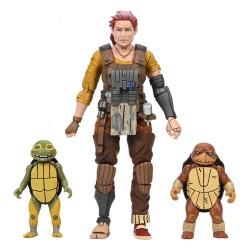 Figurine Grammy April with Baby Yi & Moja - Tortues Ninja : The Last Ronin The Lost Years